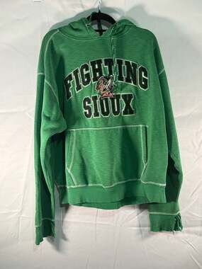 Signature Concepts North Dakota Fighting Sioux Kelly Green Hoodie Sweatshirt 2XL